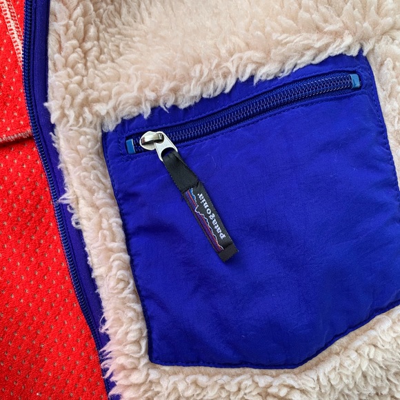 🐑Fall 2000 Patagonia Retro Pile Cardigan (Sz M) - Picture 6 of 11